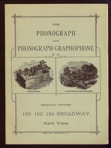Description the phonograph - the,