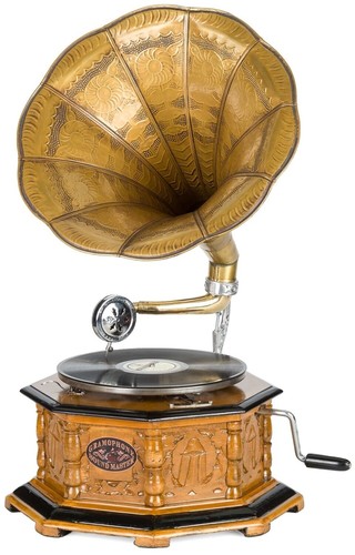 Grammophon trichtergrammophon - grammophon,